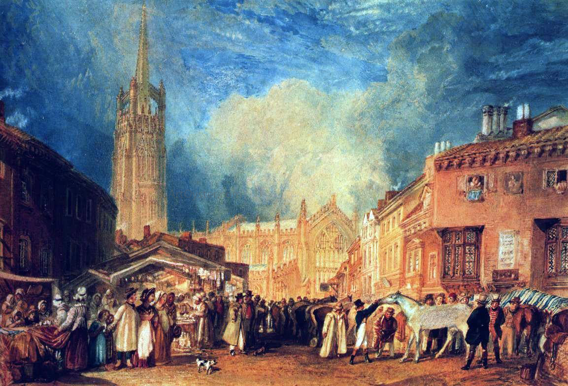 Joseph William Turner Louth, Lincolnshire - Hand Painted Oil Painting
