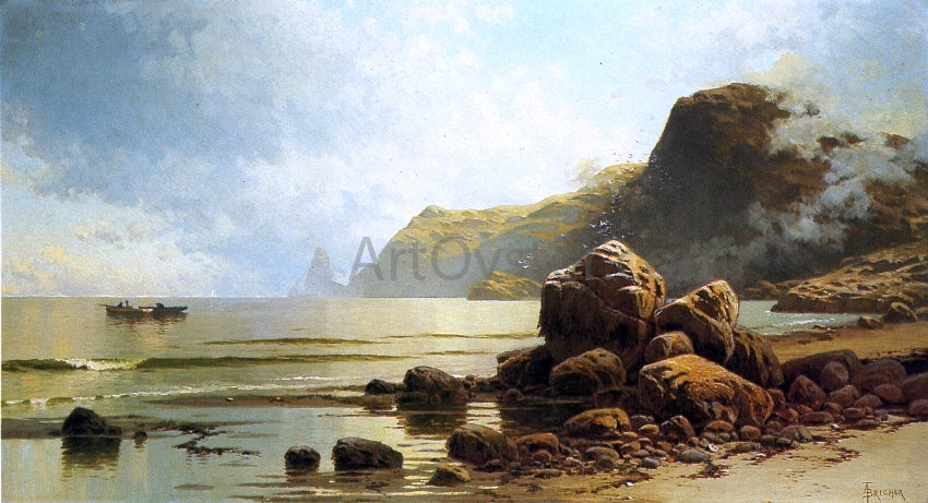 Alfred Thompson Bricher At Low Tide, Southhead, Grand Manan Island - Hand Painted Oil Painting
