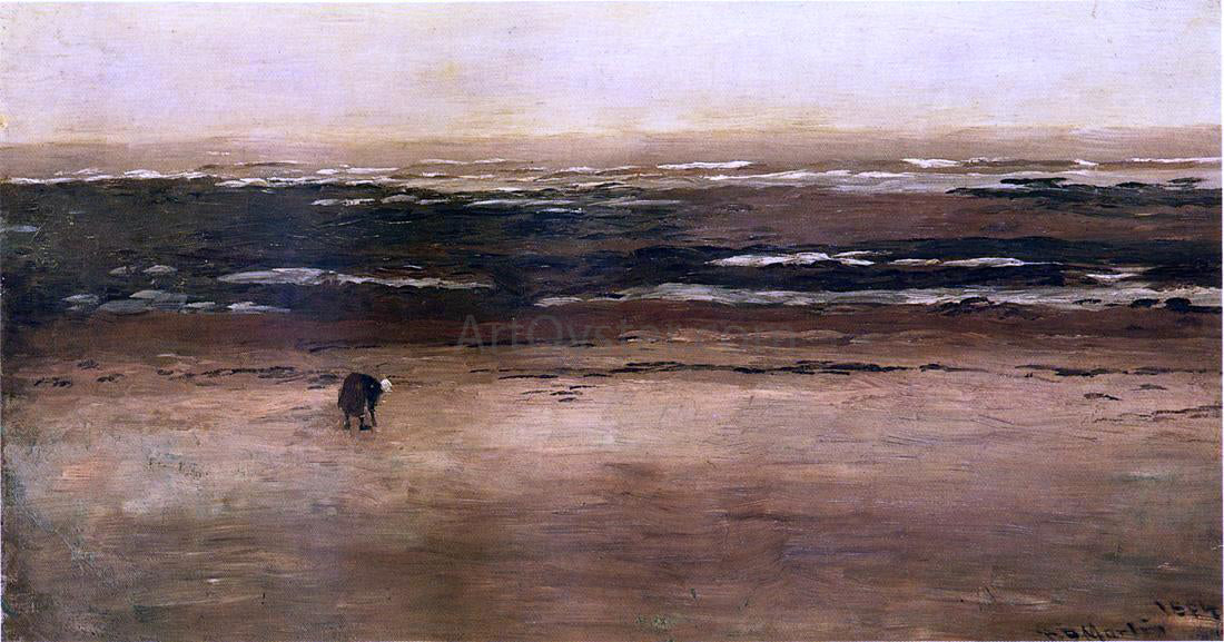 Homer Dodge Martin Low Tide, Villerville - Hand Painted Oil Painting