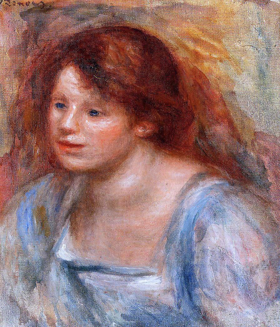 Pierre Auguste Renoir Lucienne - Hand Painted Oil Painting