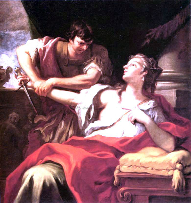 Sebastiano Ricci Lucretia - Hand Painted Oil Painting