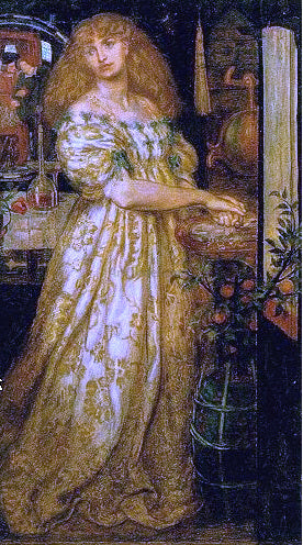 Dante Gabriel Rossetti Lucrezia Borgia - Hand Painted Oil Painting