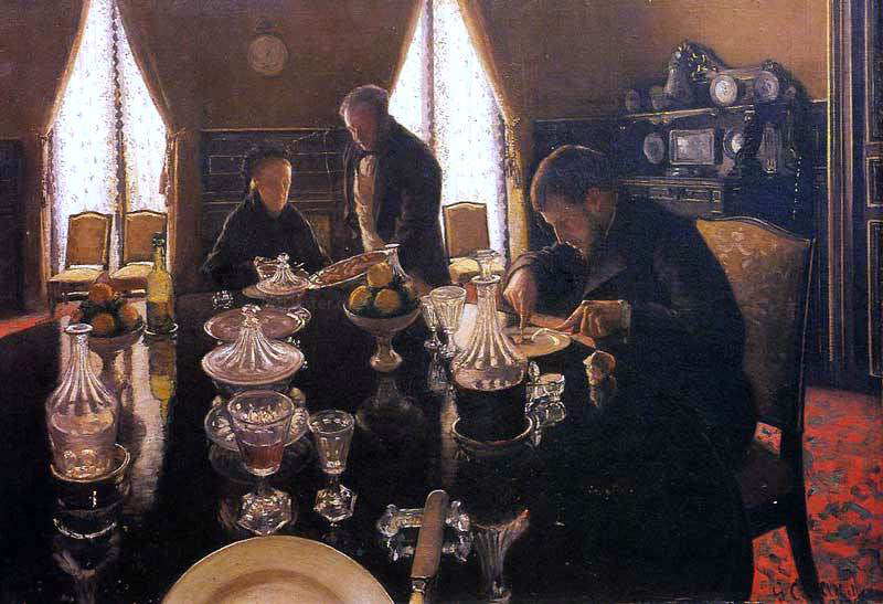 Gustave Caillebotte Luncheon - Hand Painted Oil Painting