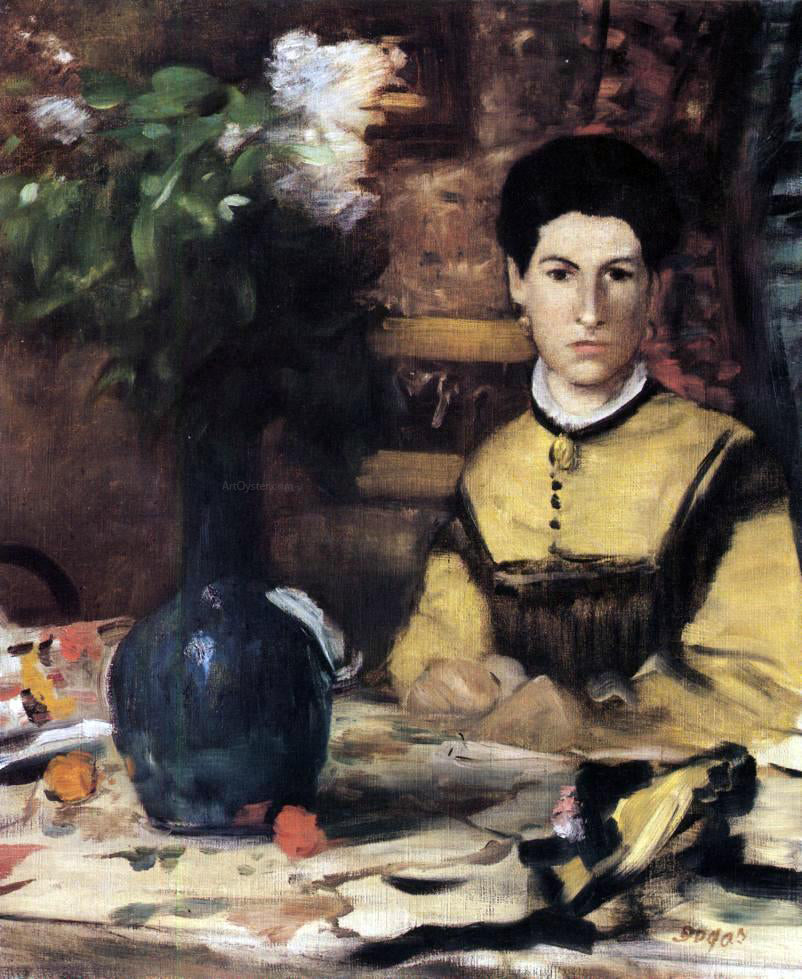 Edgar Degas Madame de Rutte - Hand Painted Oil Painting