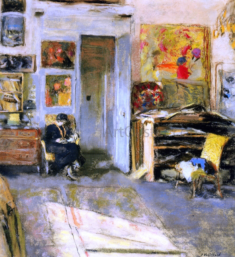 Edouard Vuillard Madame Josse Hessel in Vuillard's Studio - Hand Painted Oil Painting