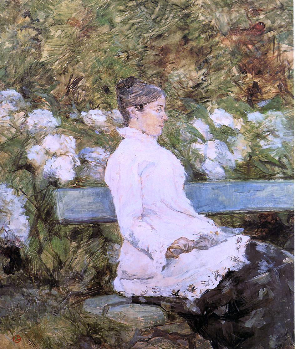 Henri De Toulouse-Lautrec Madame la Comtesse A. de Toulouse-Loutrec - Hand Painted Oil Painting