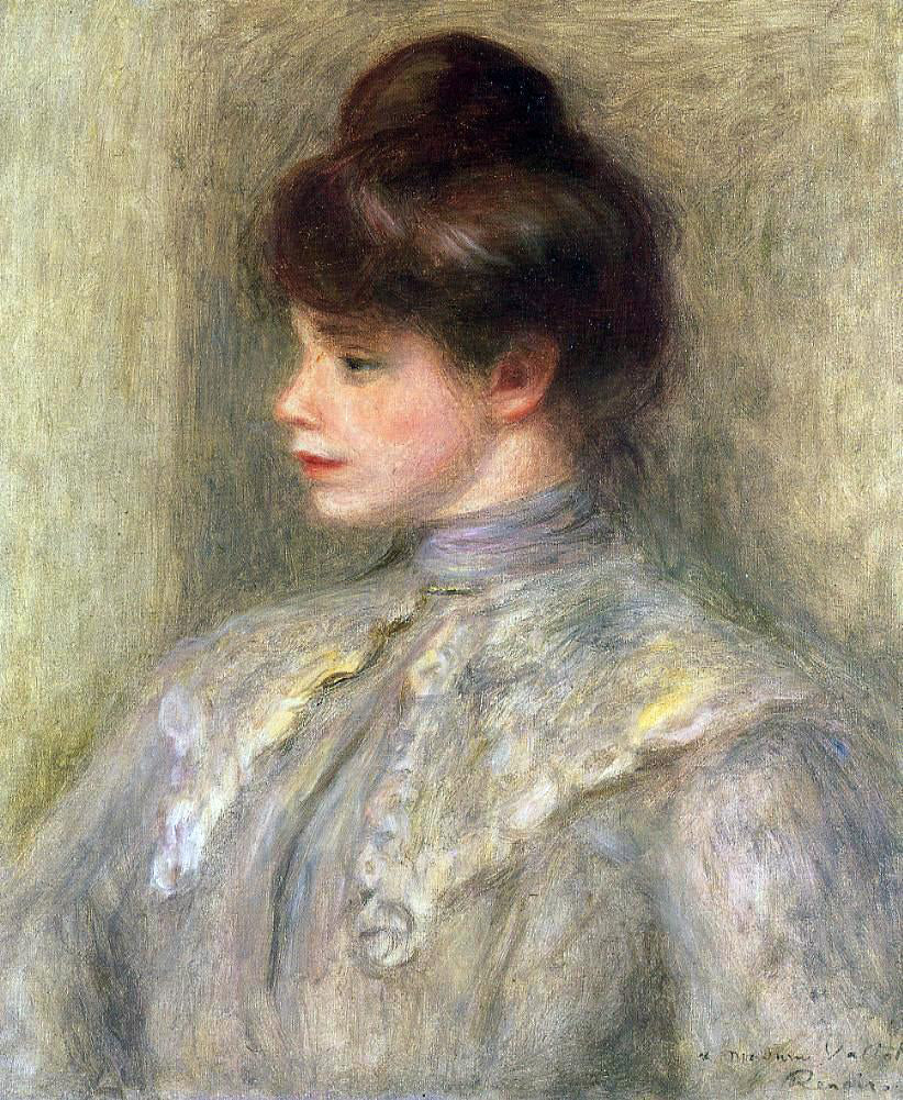 Pierre Auguste Renoir Madame Louis Valtat nee Suzanne Noel - Hand Painted Oil Painting