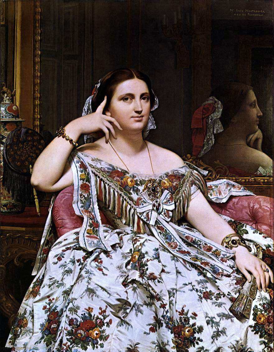 Jean-Auguste-Dominique Ingres Madame Moitessier - Hand Painted Oil Painting
