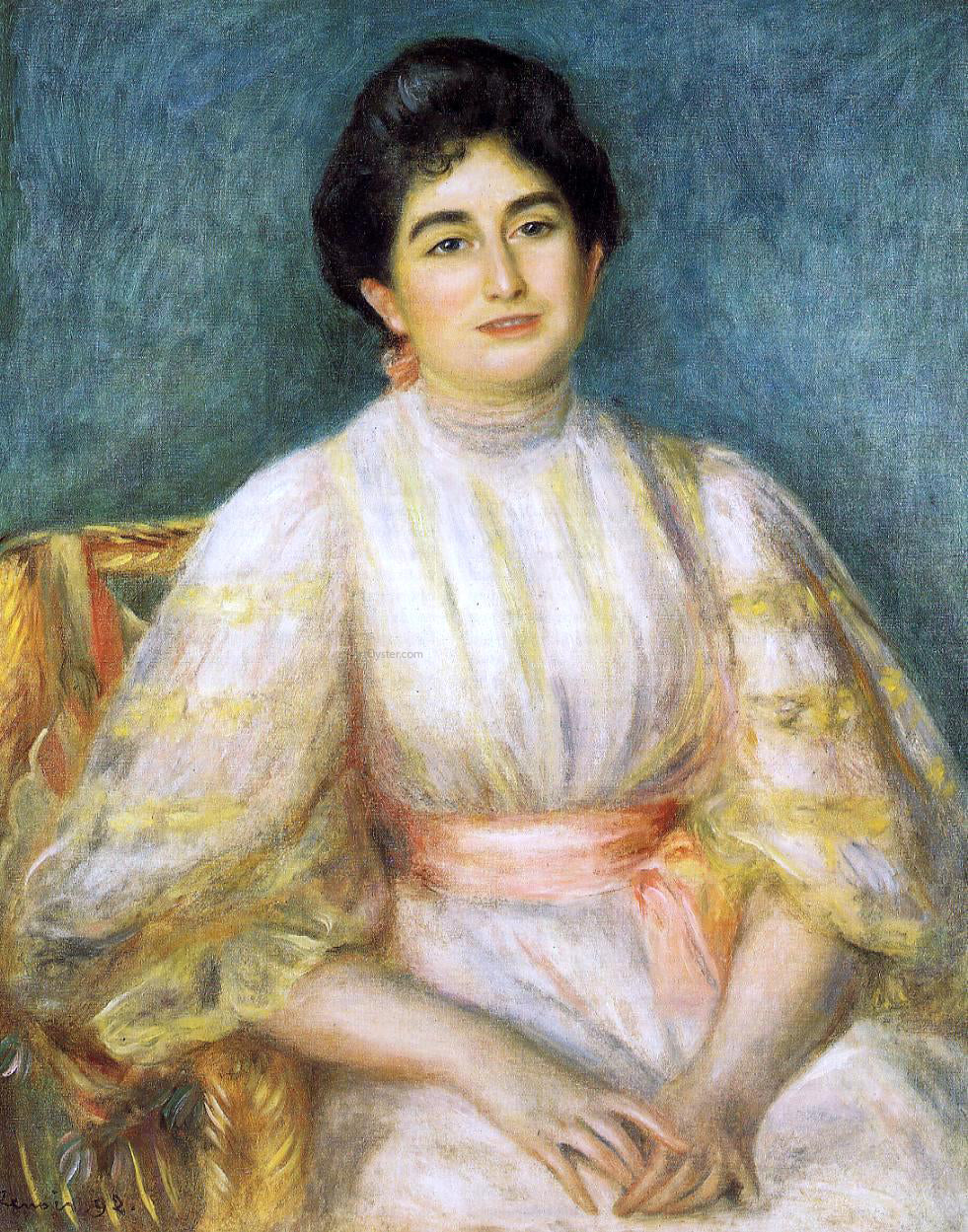  Pierre Auguste Renoir Madame Paul Gallimard nee Lucie Duche - Hand Painted Oil Painting