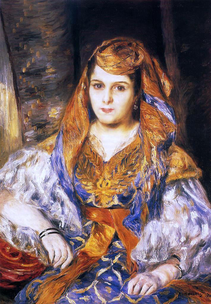 Pierre Auguste Renoir Madame Stora in Algerian Dress - Hand Painted Oil Painting