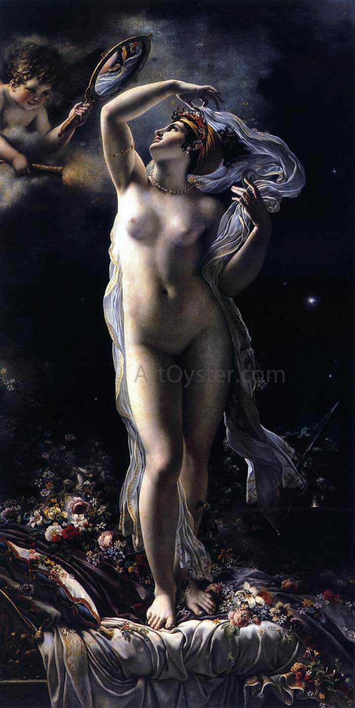 Anne-Louis Girodet De Roucy-Triosson Mademoiselle Lange as Venus - Hand Painted Oil Painting