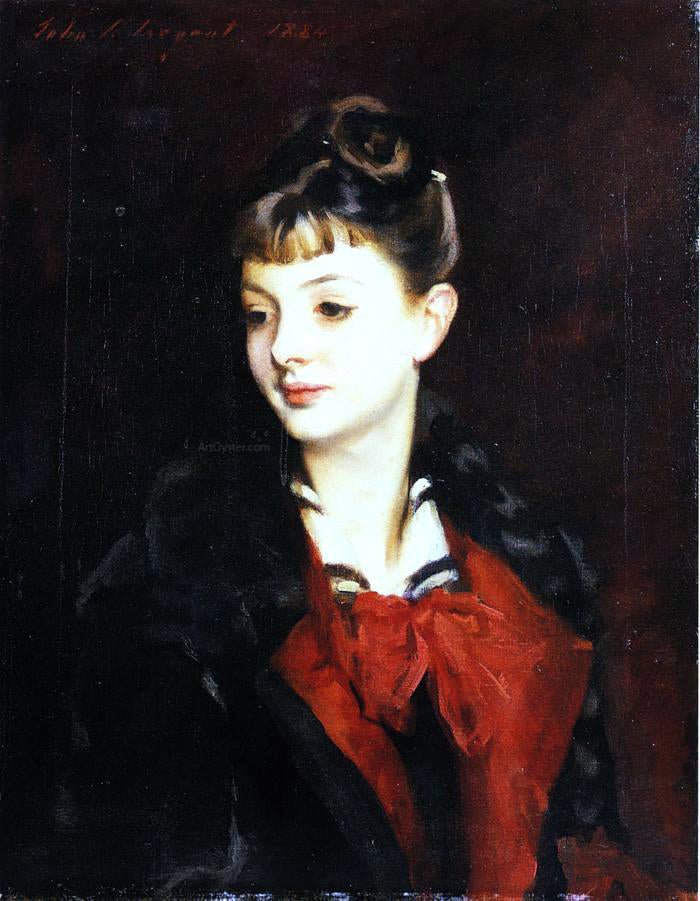 John Singer Sargent Mademoiselle Suzanne Poirson - Hand Painted Oil Painting