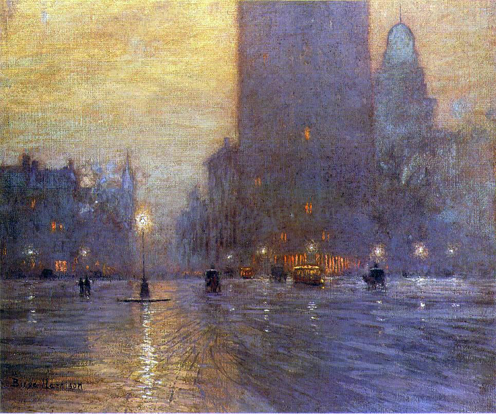 Lowell Birge Harrison Madison Square - Hand Painted Oil Painting