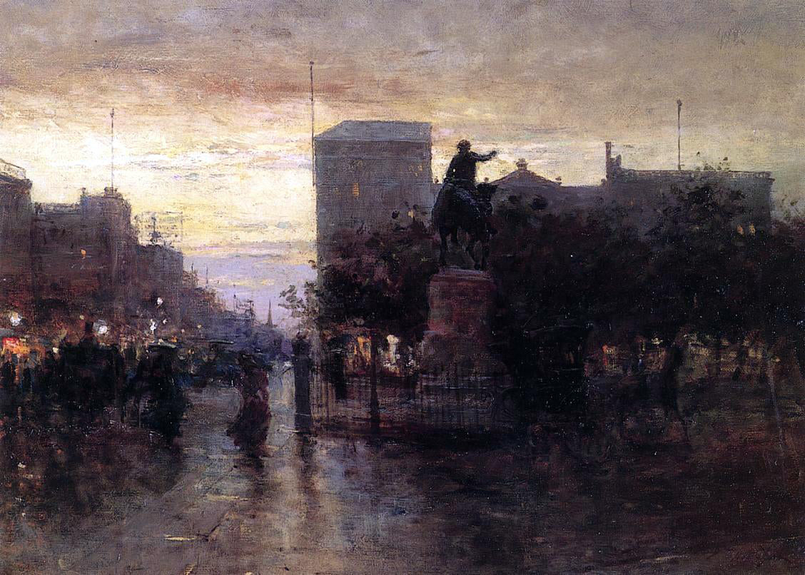 Alessandro Guaccimanni Madison Square - Hand Painted Oil Painting