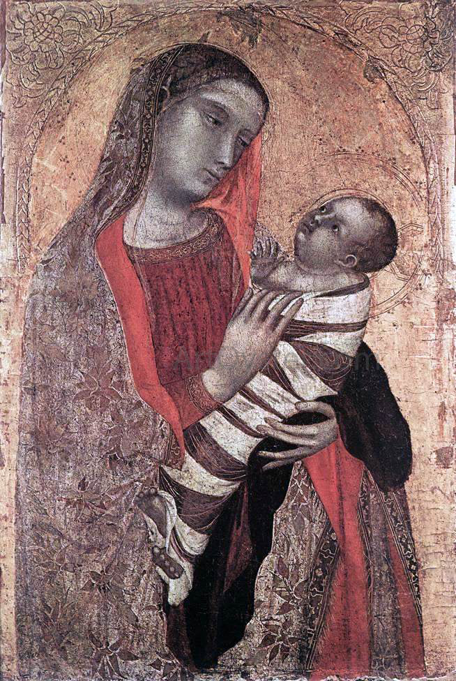 Ambrogio Lorenzetti Madonna and Child - Hand Painted Oil Painting