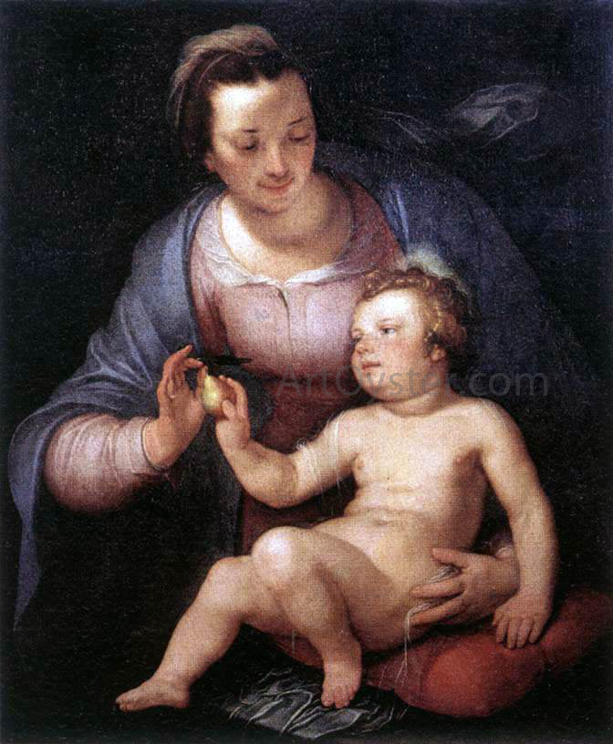 Cornelis Van Haarlem Madonna and Child - Hand Painted Oil Painting