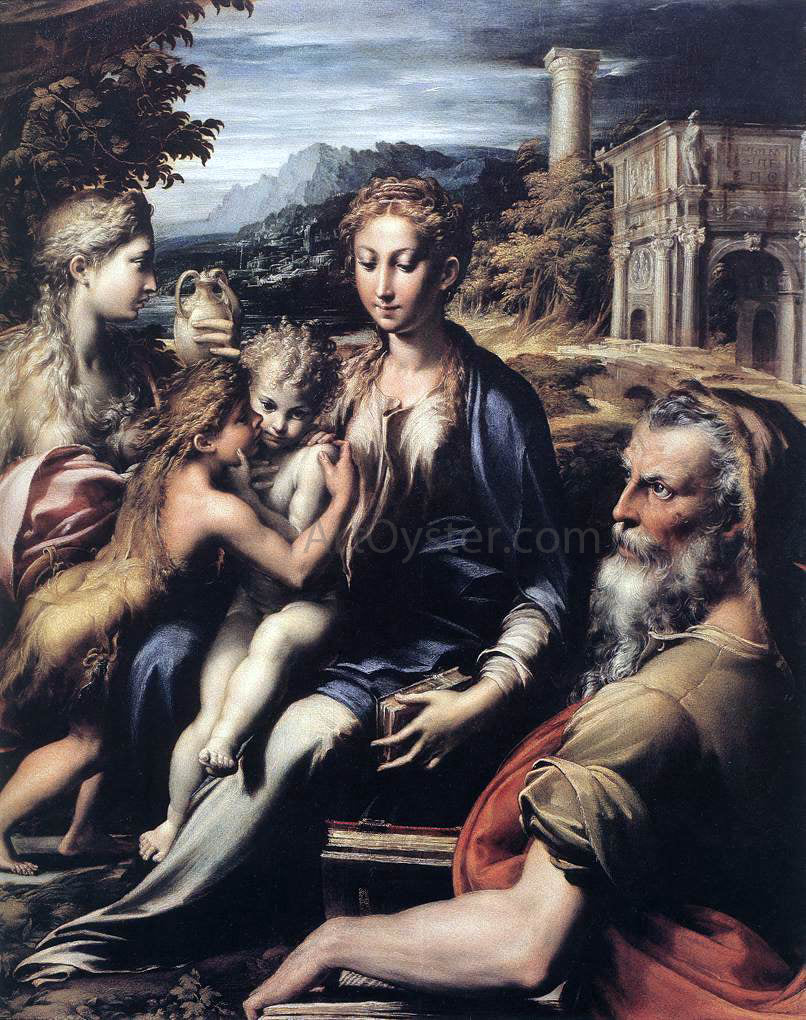 Parmigianino Madonna and Child with Saints - Hand Painted Oil Painting