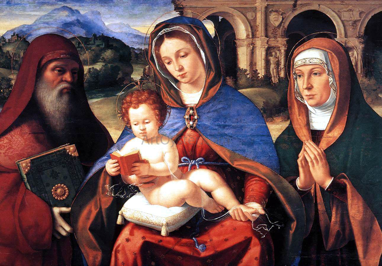 Andrea Previtali Madonna Baglioni - Hand Painted Oil Painting