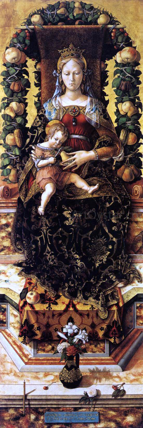 Carlo Crivelli Madonna della Candeletta - Hand Painted Oil Painting