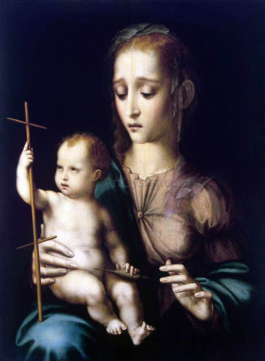 Luis De Morales Madonna with the Child - Hand Painted Oil Painting