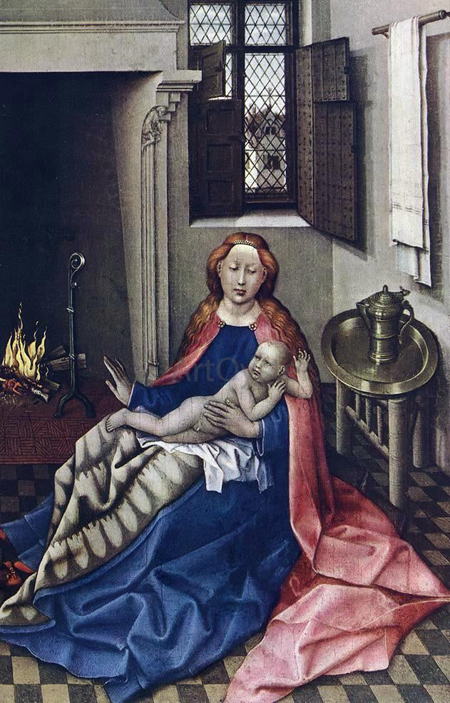  Robert Campin Madonna with the Child (altarpiece) - Hand Painted Oil Painting