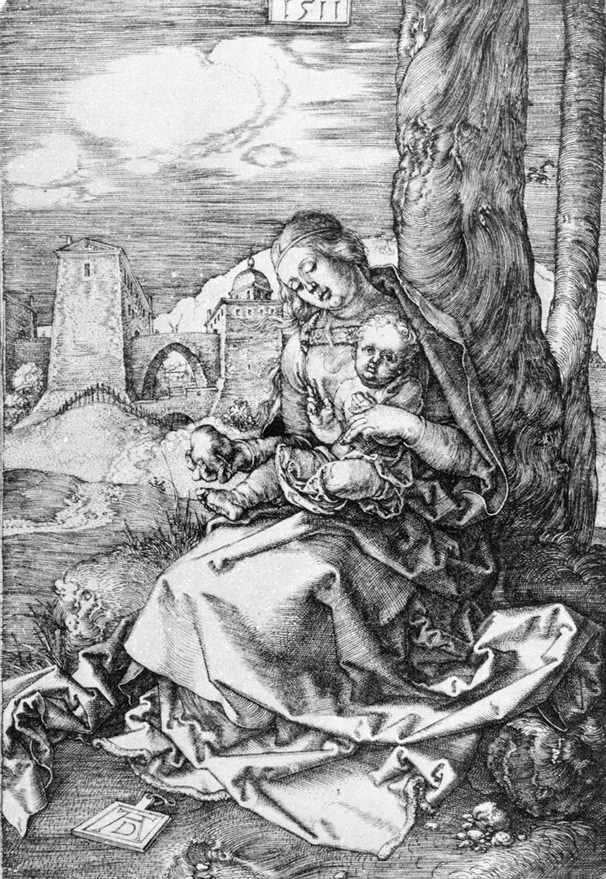 Albrecht Durer Madonna with the Pear - Hand Painted Oil Painting