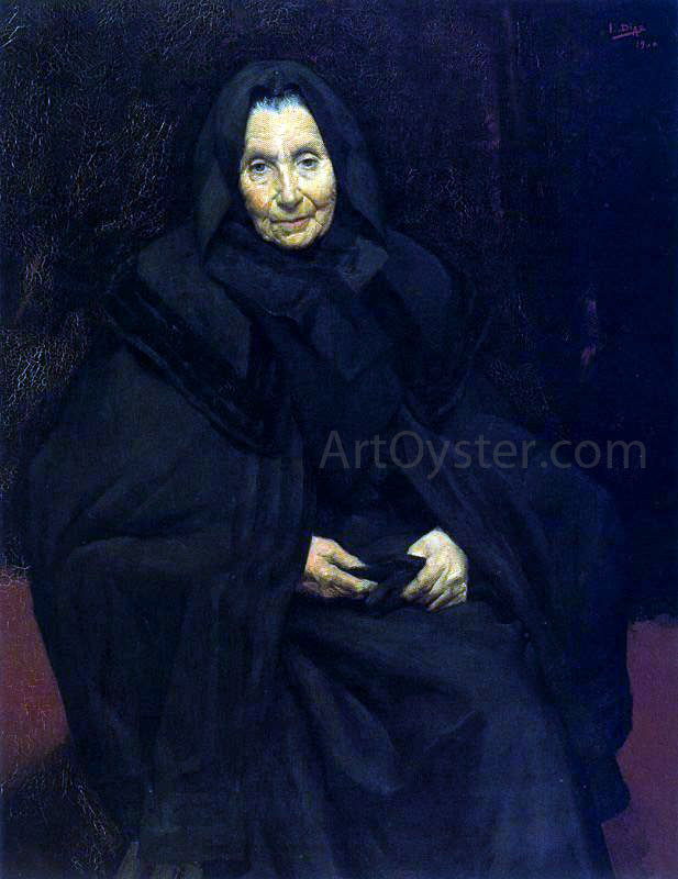 Ignacio Diaz Olano Madre del Pintor - Hand Painted Oil Painting