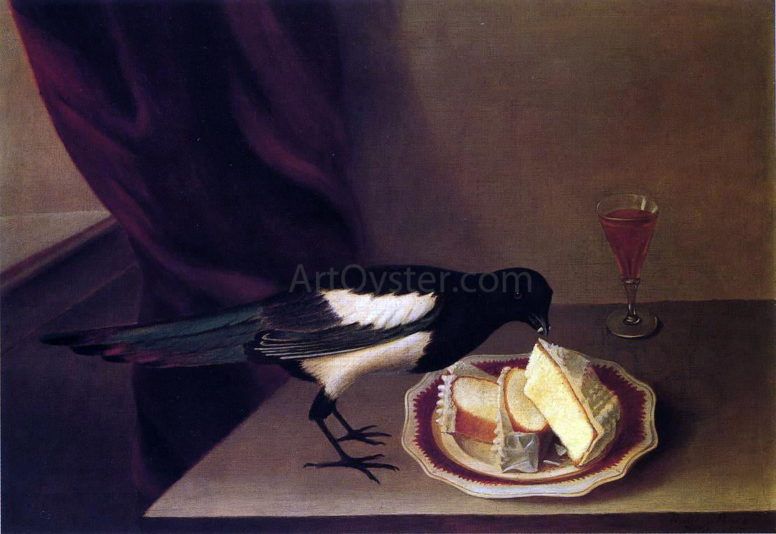 Rubens Peale Magpie Eating Cake - Hand Painted Oil Painting
