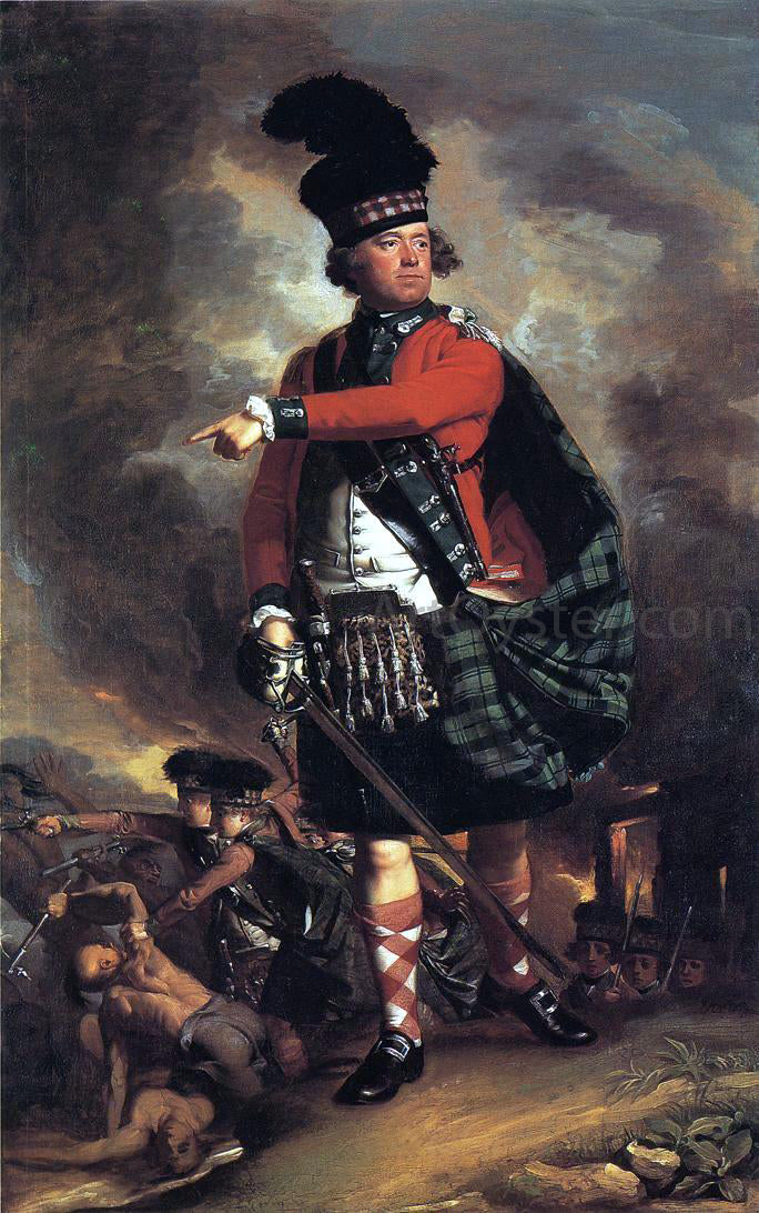 John Singleton Copley Major Hugh Montgomerie - Hand Painted Oil Painting