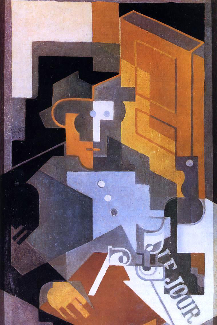 Juan Gris Man from Touraine - Hand Painted Oil Painting