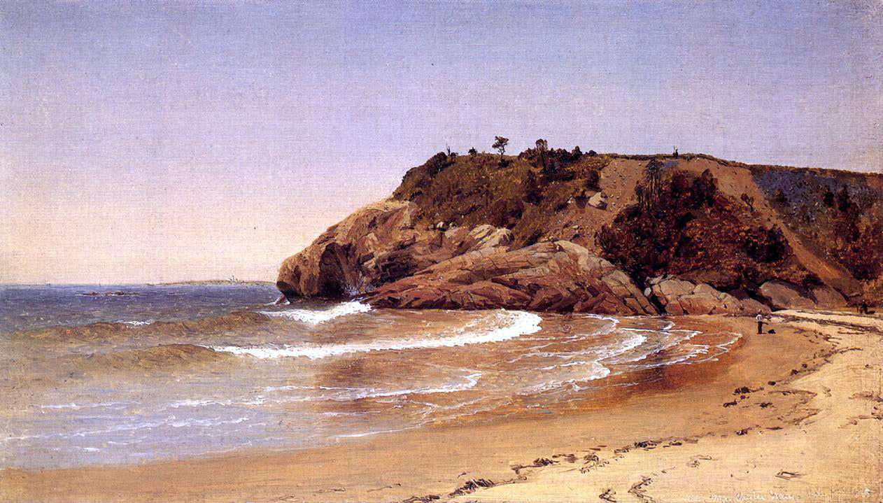 Sanford Robinson Gifford Manchester Beach - Hand Painted Oil Painting