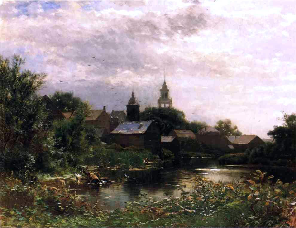 George Herbert McCord Manchester, Vermont - Hand Painted Oil Painting