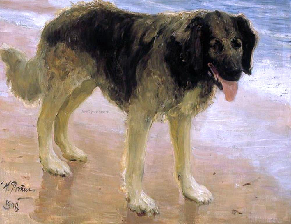 Ilia Efimovich Repin Man's Best Friend - Hand Painted Oil Painting