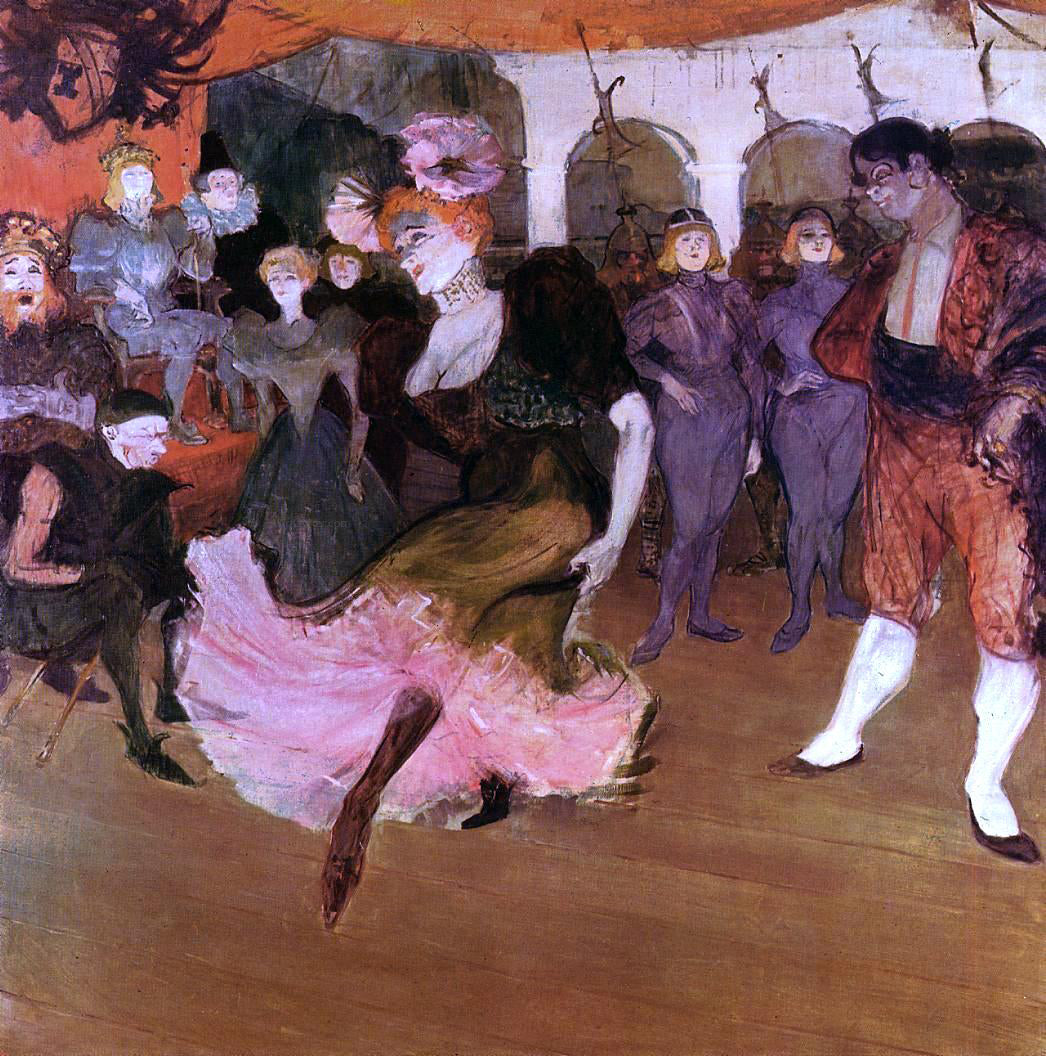 Henri De Toulouse-Lautrec Marcelle Lender Dancing in the Bolero in 'Chilperic' - Hand Painted Oil Painting