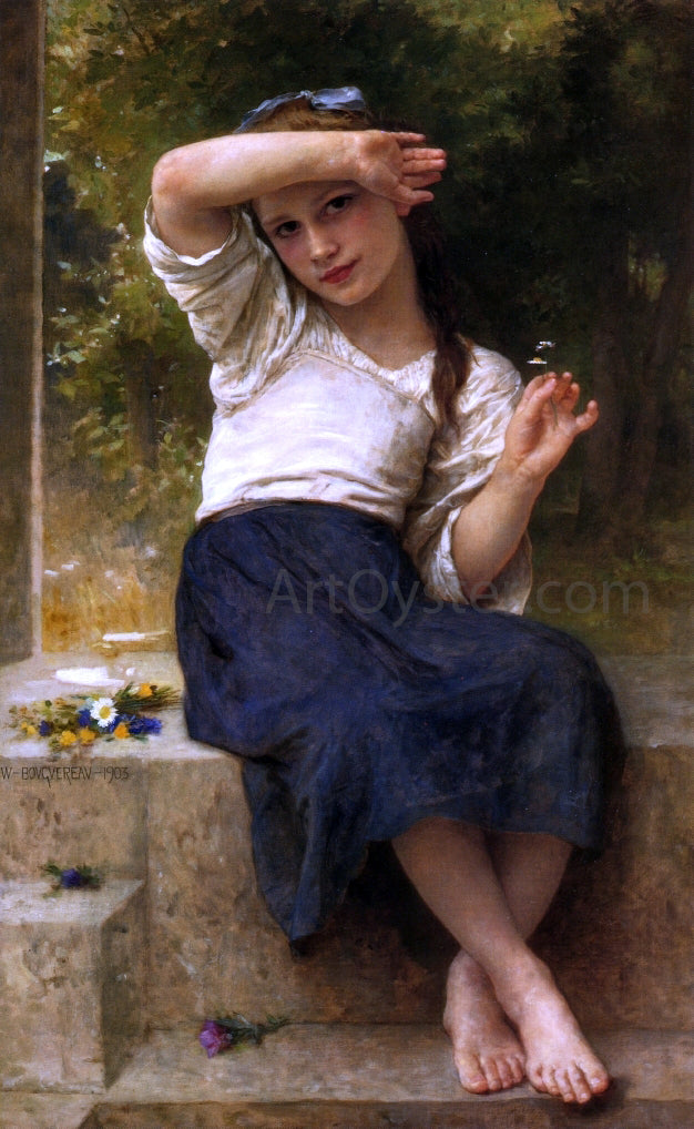  William Adolphe Bouguereau Marguerite - Hand Painted Oil Painting