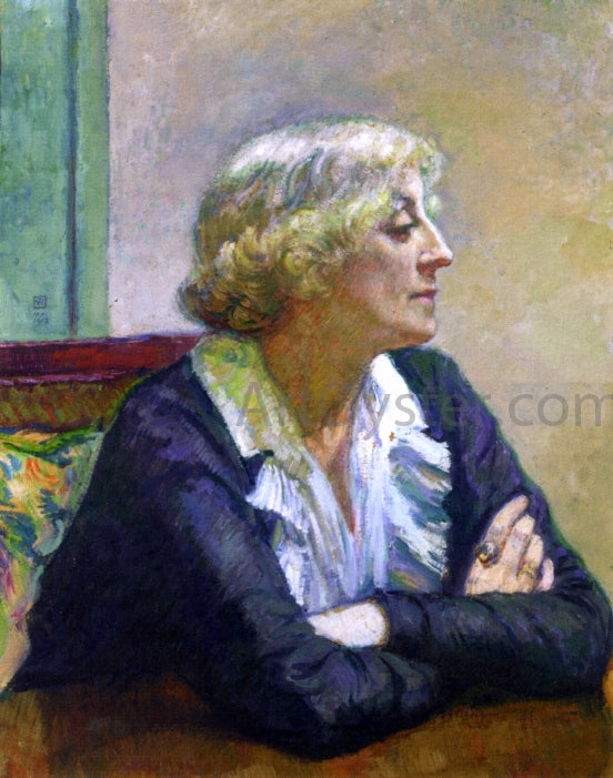 Theo Van Rysselberghe Maria Van Rysselberghe with Crossed Arms - Hand Painted Oil Painting