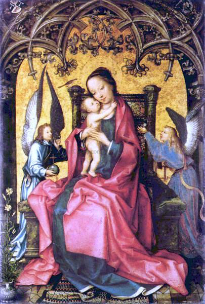 The Elder Hans Holbein Maria wird von Engeln Gekront - Hand Painted Oil Painting