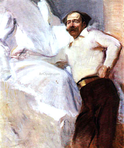 Jose Benlliure Gil Mariano Benlliure - Hand Painted Oil Painting