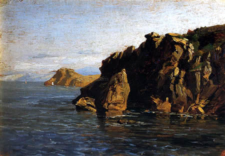 Carlos De Haes Marina - Hand Painted Oil Painting