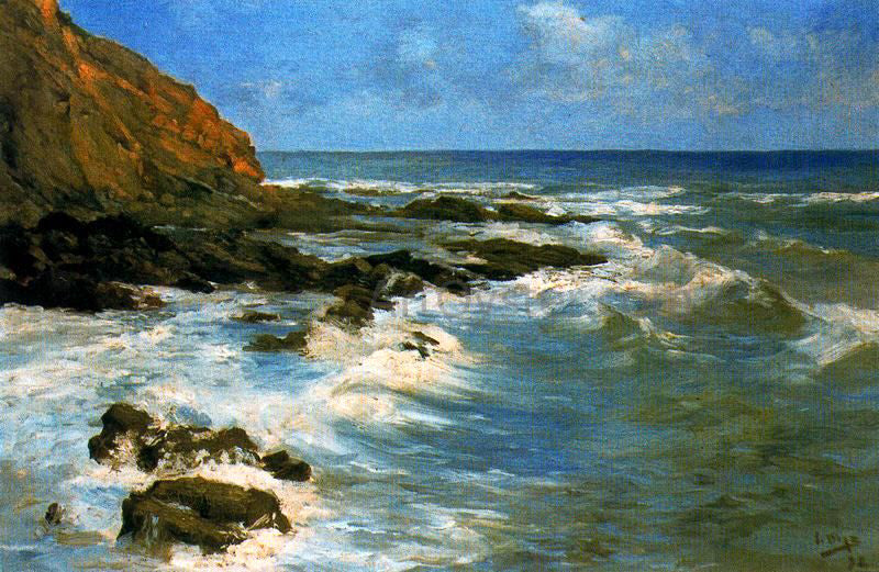 Ignacio Diaz Olano A Marina - Hand Painted Oil Painting