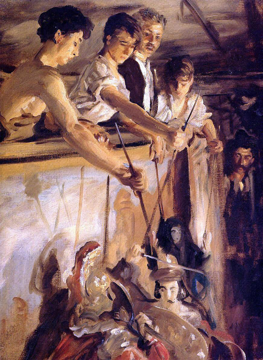 John Singer Sargent Marionettes - Hand Painted Oil Painting