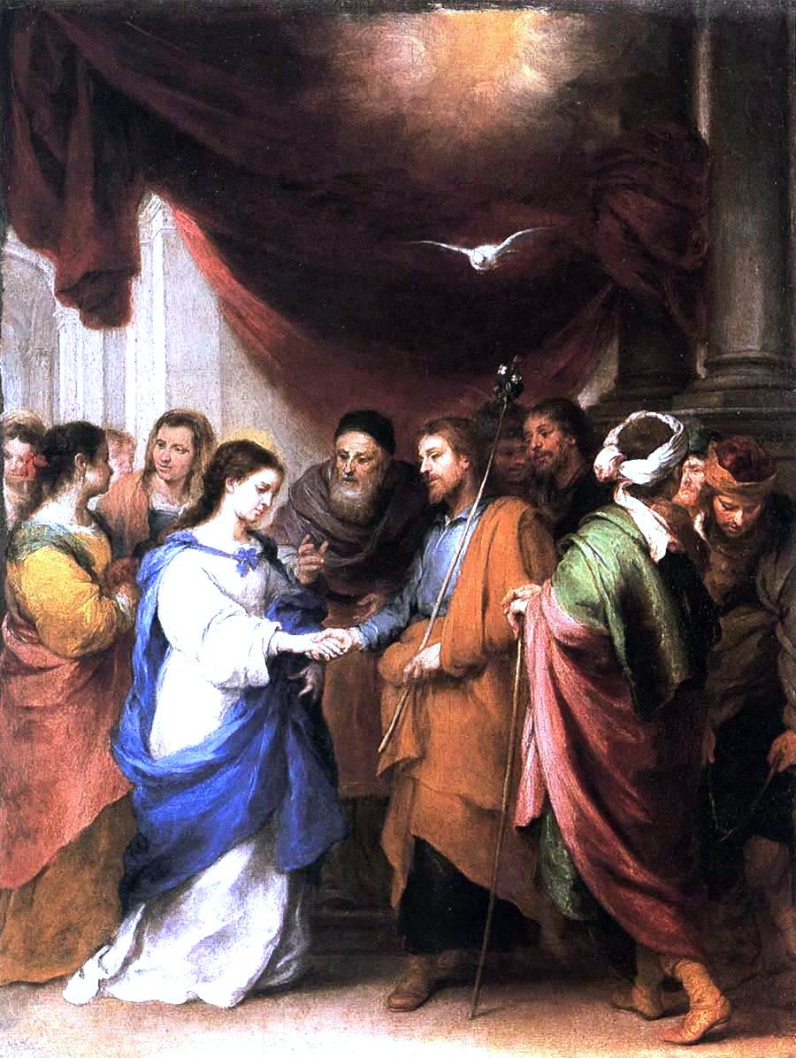  Bartolome Esteban Murillo Marriage of the Virgin - Hand Painted Oil Painting