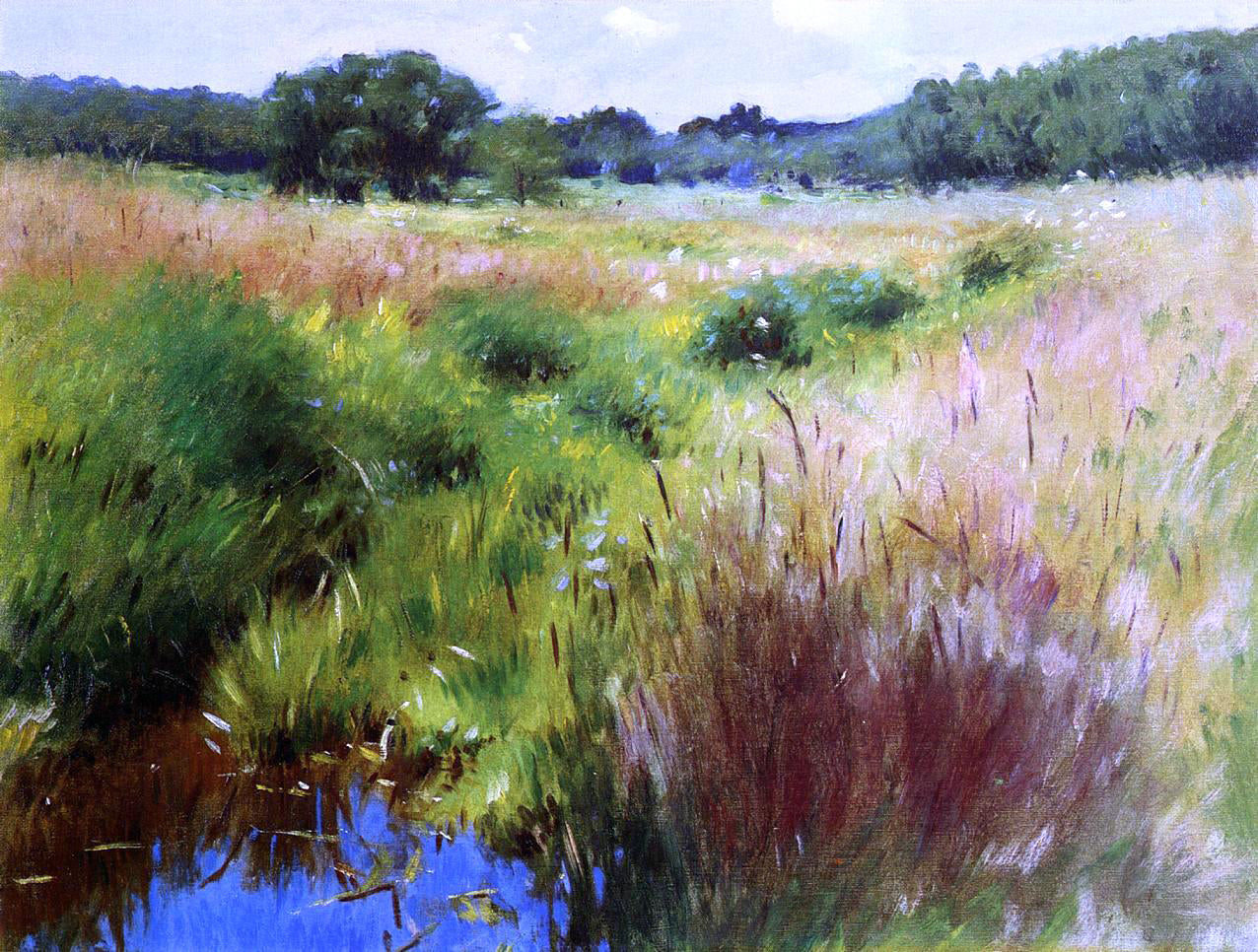 Dennis Miller Bunker Marshland, Medfield - Hand Painted Oil Painting