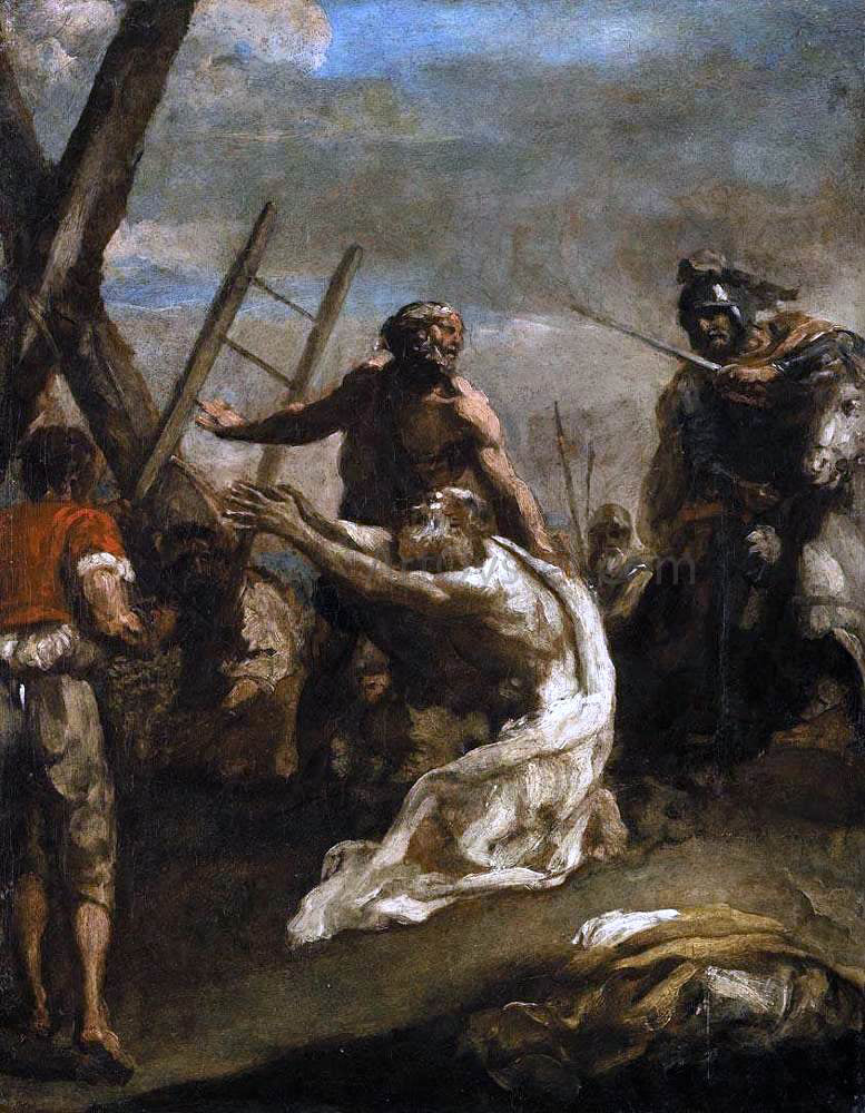 Guillaume Courtois Martyrdom of St Andrew - Hand Painted Oil Painting