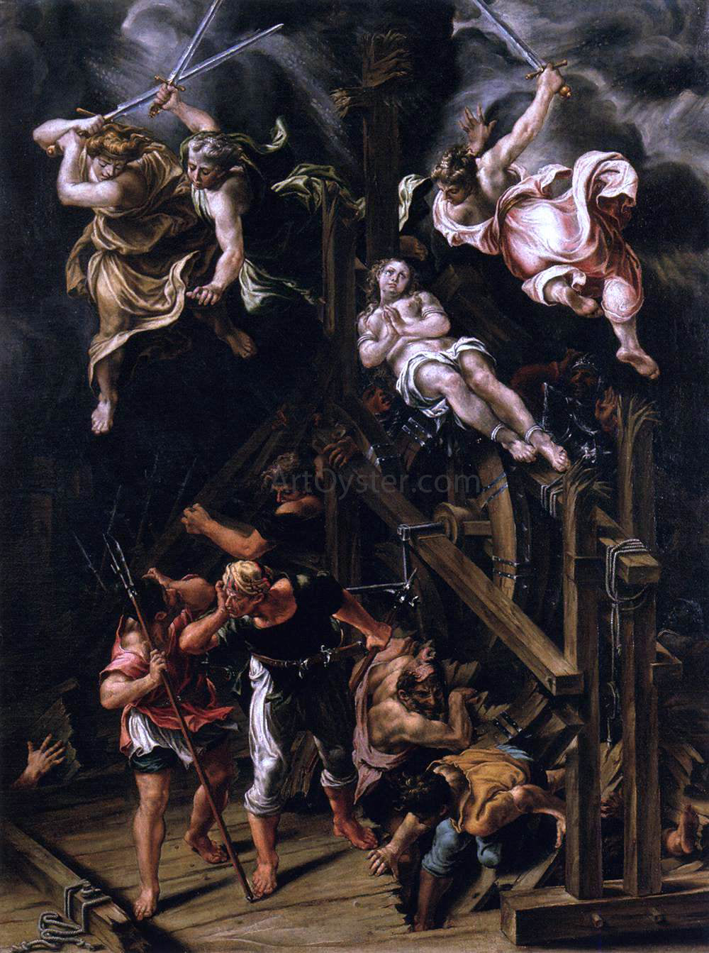  Lelio Orsi Martyrdom of St Catherine of Alexandria - Hand Painted Oil Painting