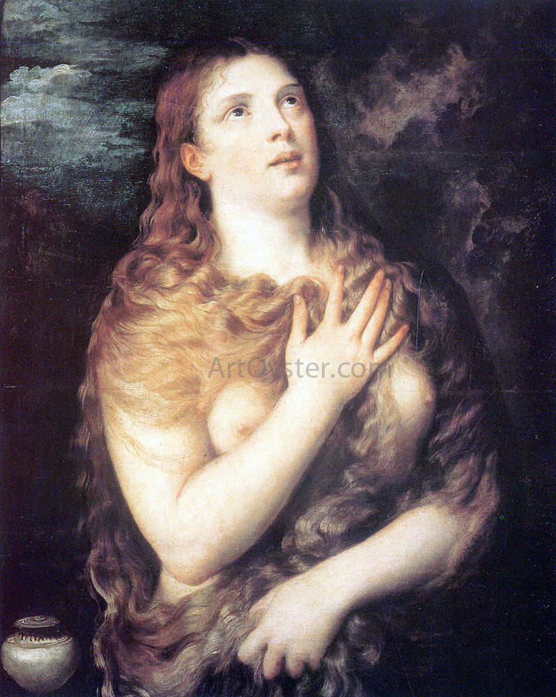 Titian Mary Magdalen Repentant - Hand Painted Oil Painting