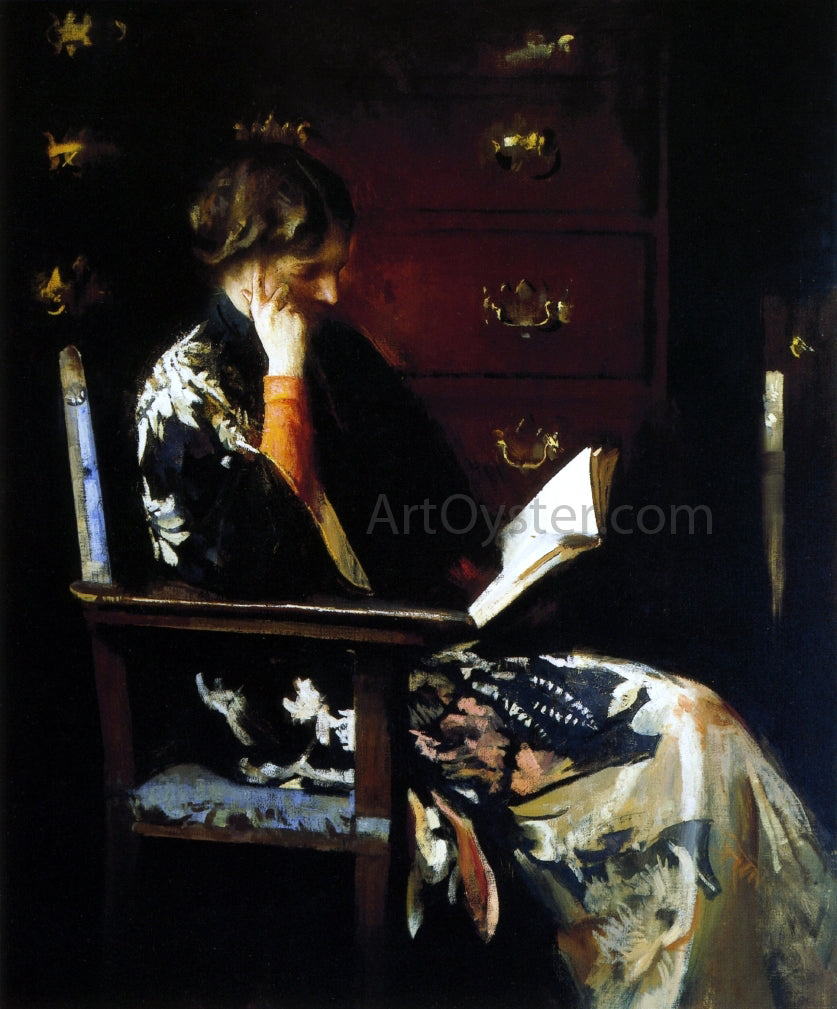 Edmund Tarbell Mary Reading - Hand Painted Oil Painting