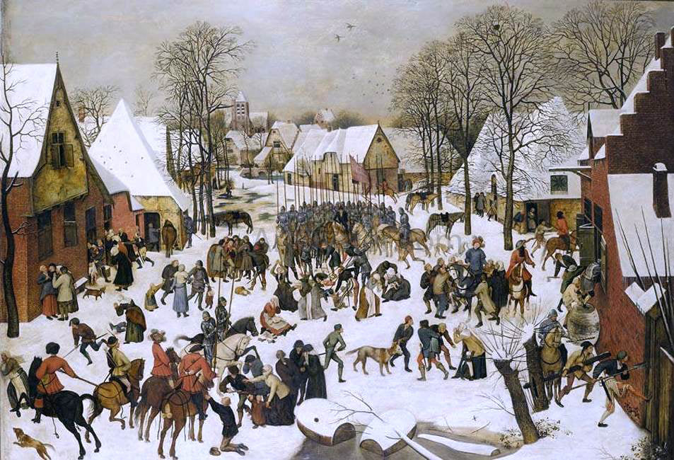  The Younger Pieter Brueghel A Massacre of the Innocents - Hand Painted Oil Painting