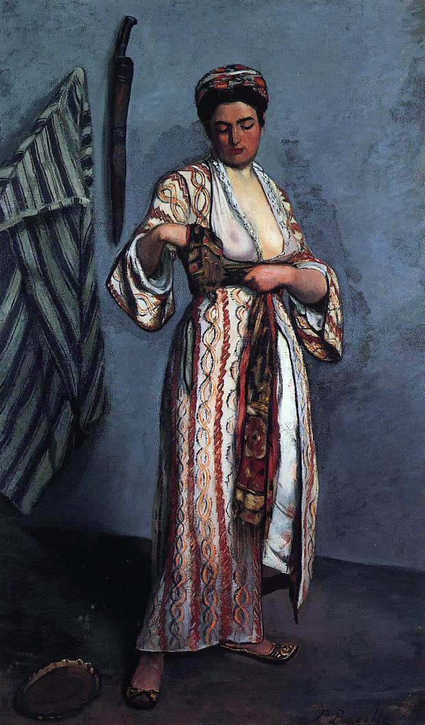 Jean Frederic Bazille Mauresque - Hand Painted Oil Painting