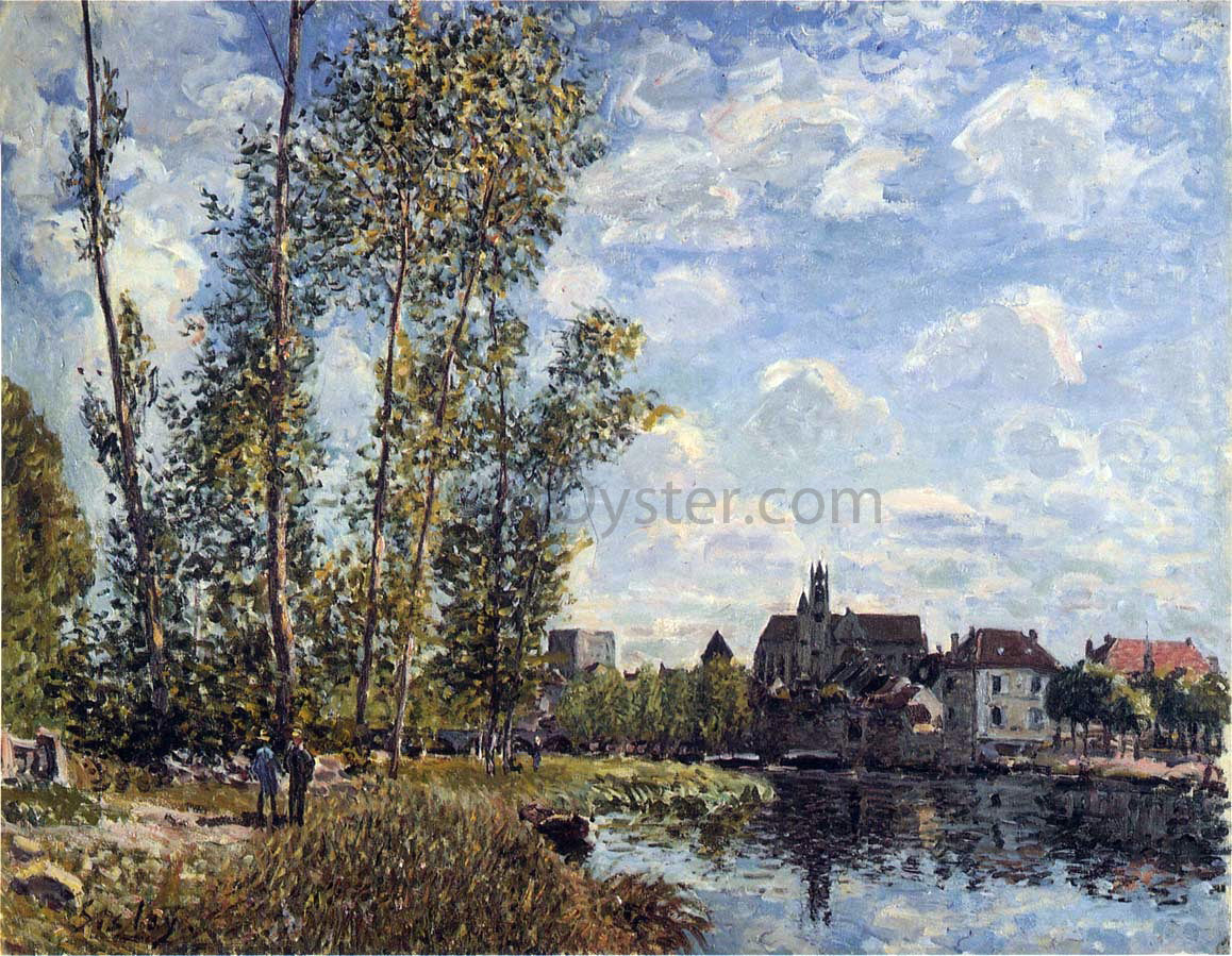 Alfred Sisley May Afternoon on the Loing - Hand Painted Oil Painting